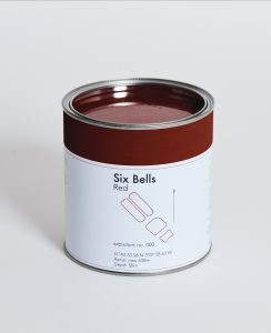 1 Litre tin of the very special Six Bells Red